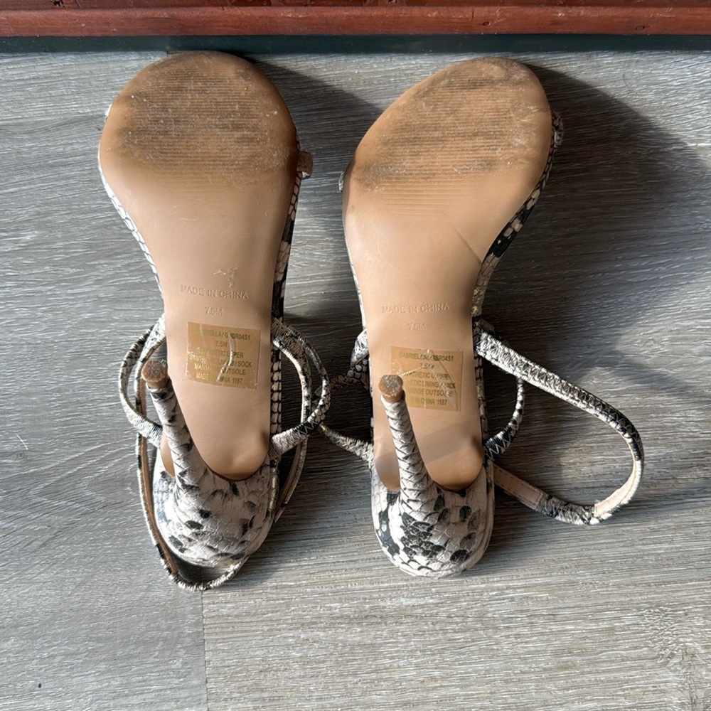 Steve Madden Snake Skin Heels - Picture 7 of 7